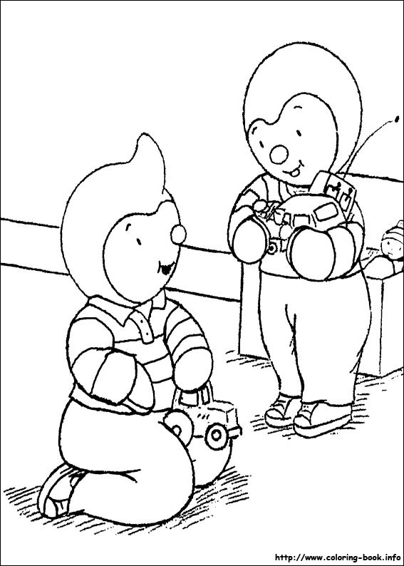 Charley and Mimmo coloring picture